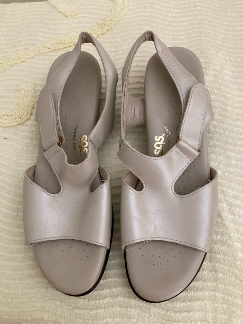 SAS Women's Slingback Sandals in Light Taupe